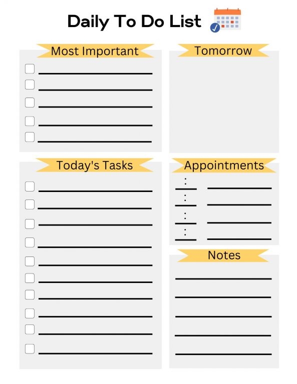 21 Free To Do List Printable Templates To Get You Organized Happy Mom 
