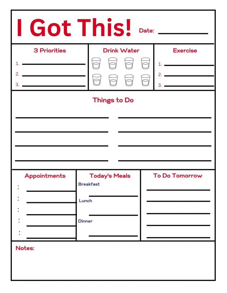 21 Free To Do List Printable Templates To Get You Organized Happy Mom