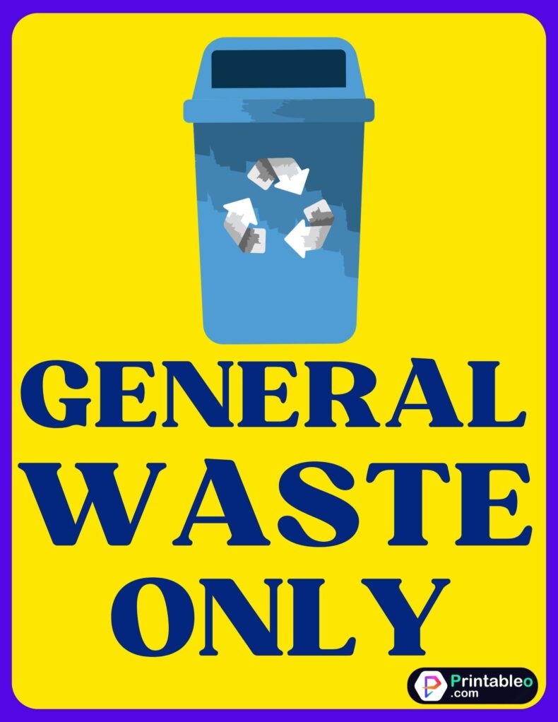 27 Printable Trash Garbage Sign Download FREE PDFs