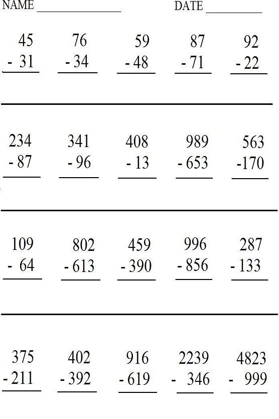 5 Best Images Of Free Printable Math Worksheets Free 2nd Grade Math 