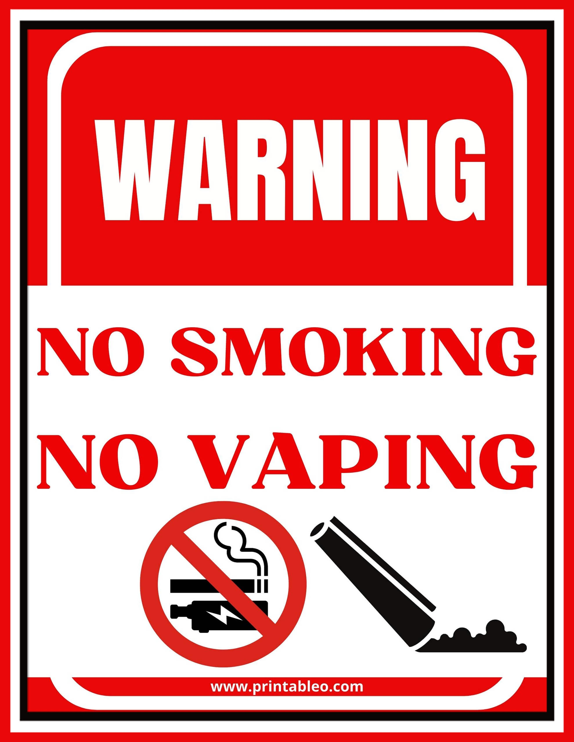 50 Printable No Smoking Signs Symbols Free Download