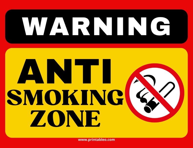 50 Printable No Smoking Signs Symbols Free Download