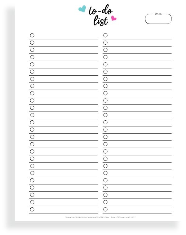 60 Free To Do List Printables Free To Do List Templates Printable