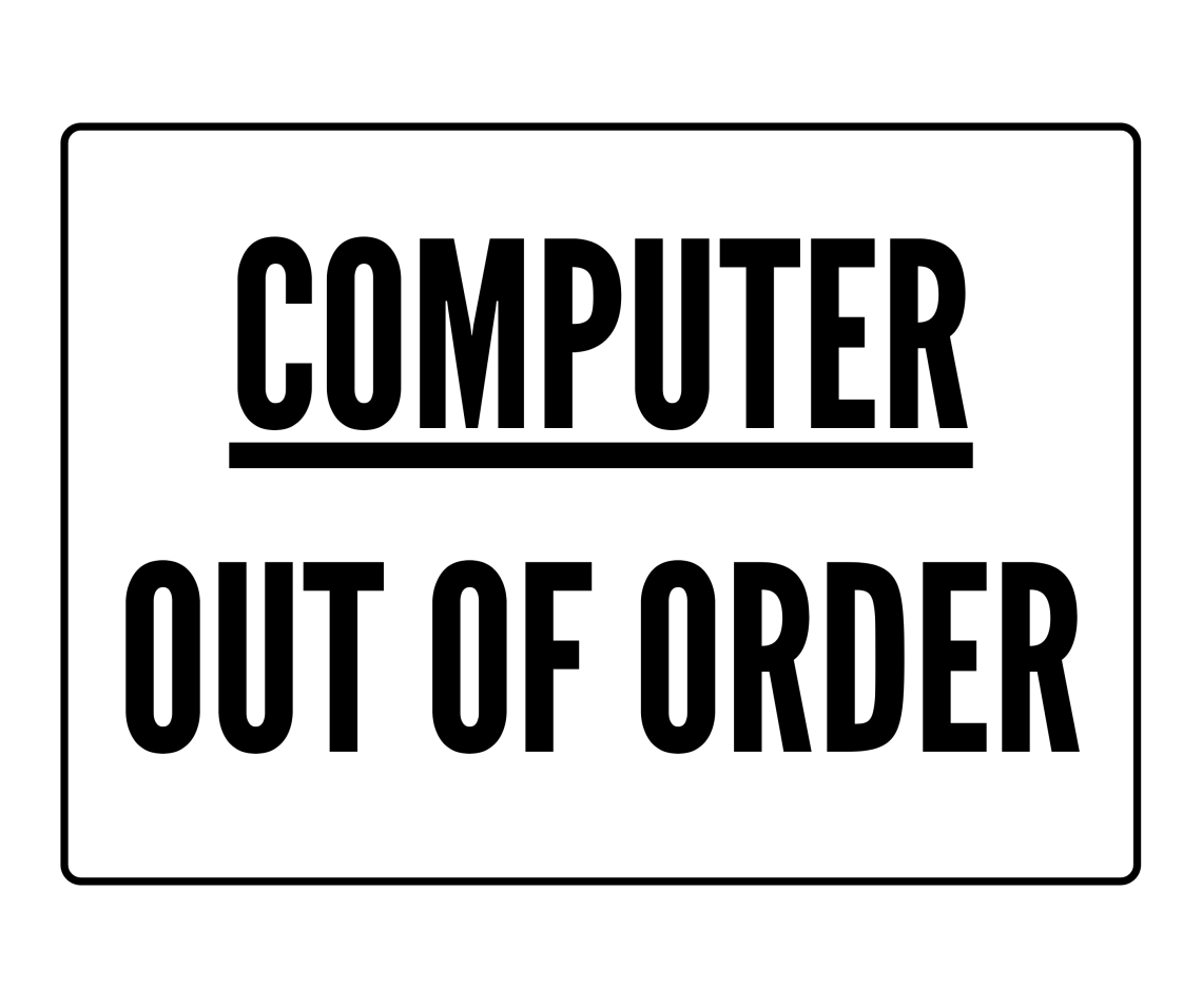 Bathroom Out Of Order Sign Printable Templates Free PDF Downloads 