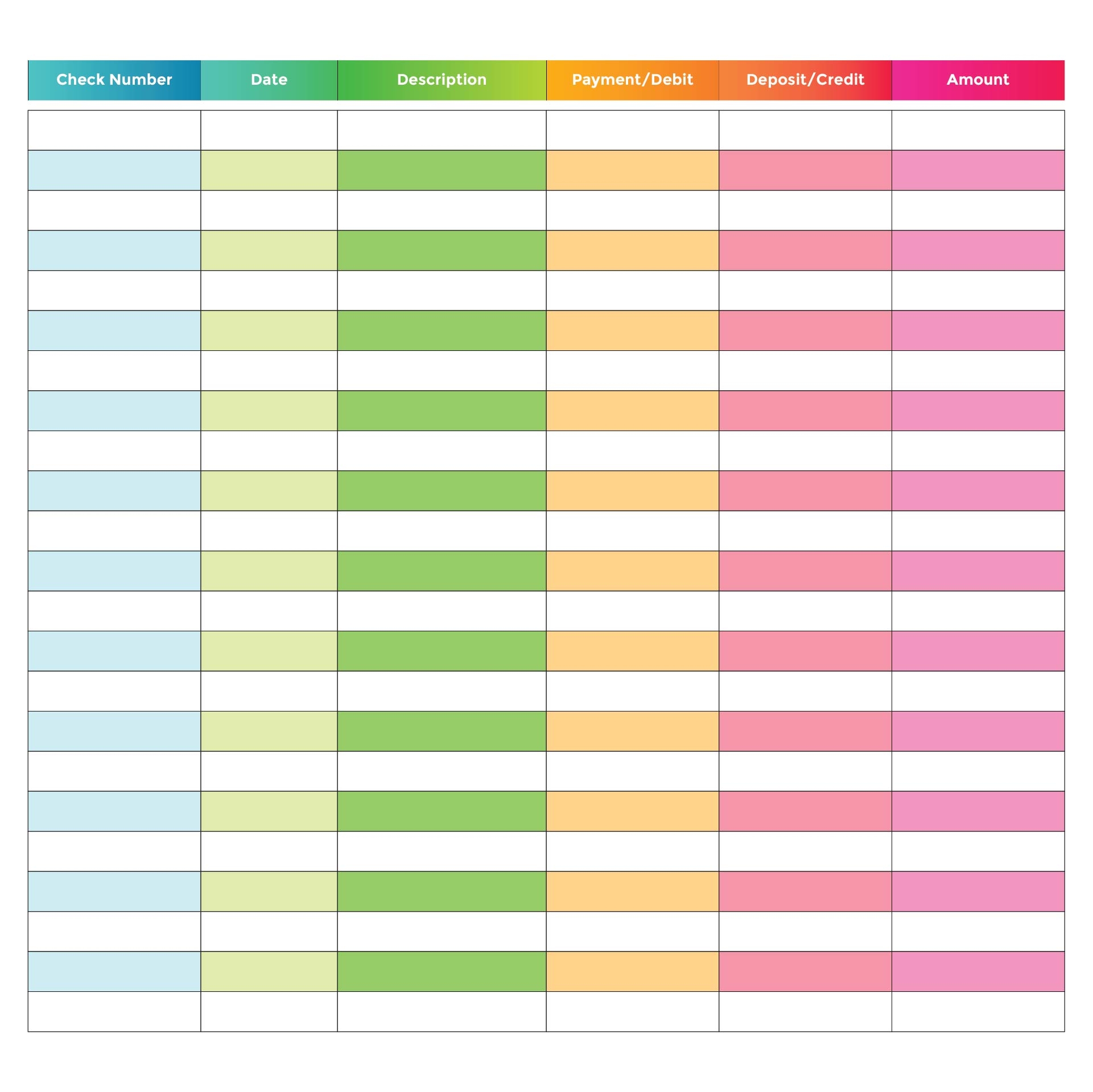 Check Register 20 Free PDF Printables Printablee