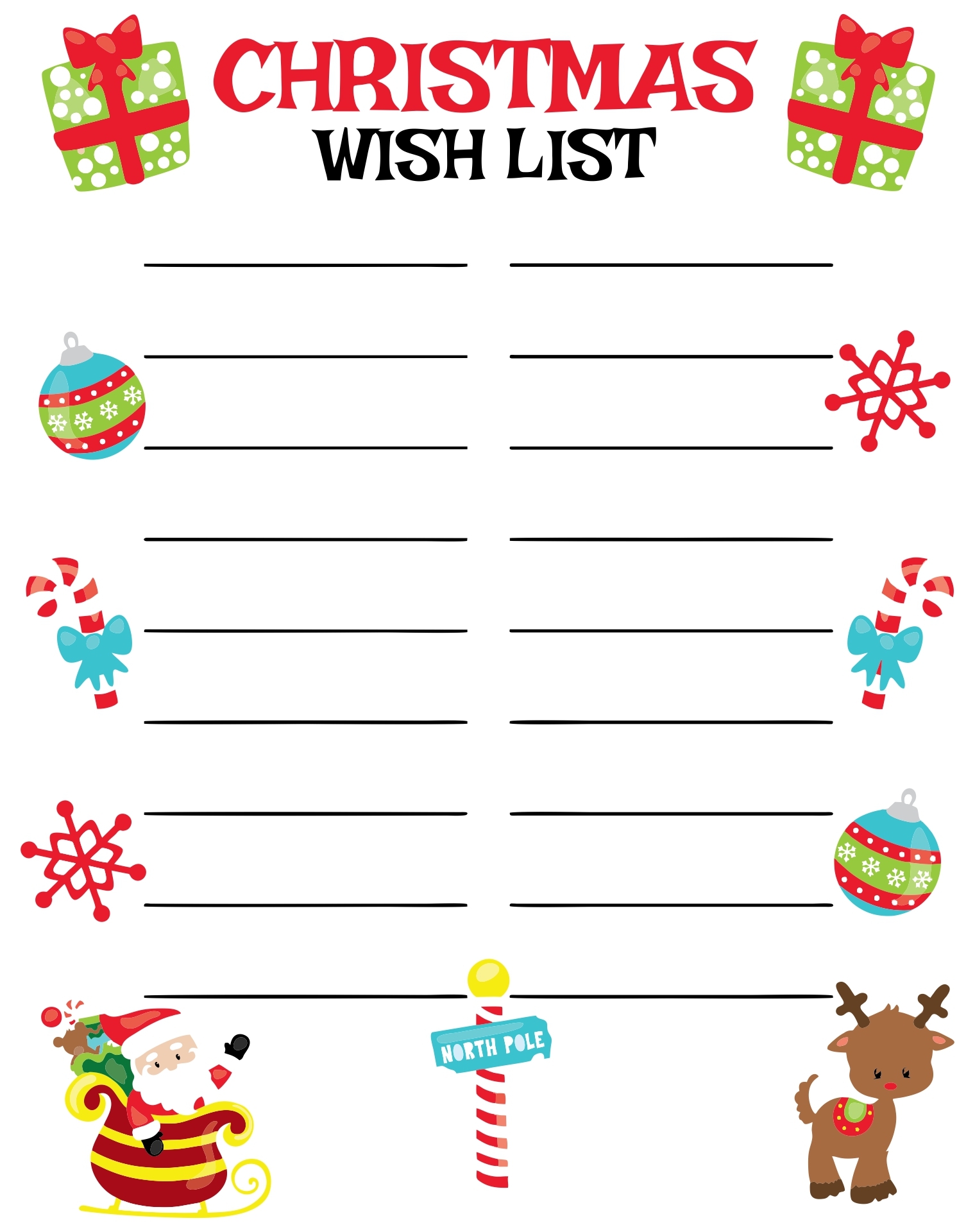 Christmas Printable List Printable Word Searches