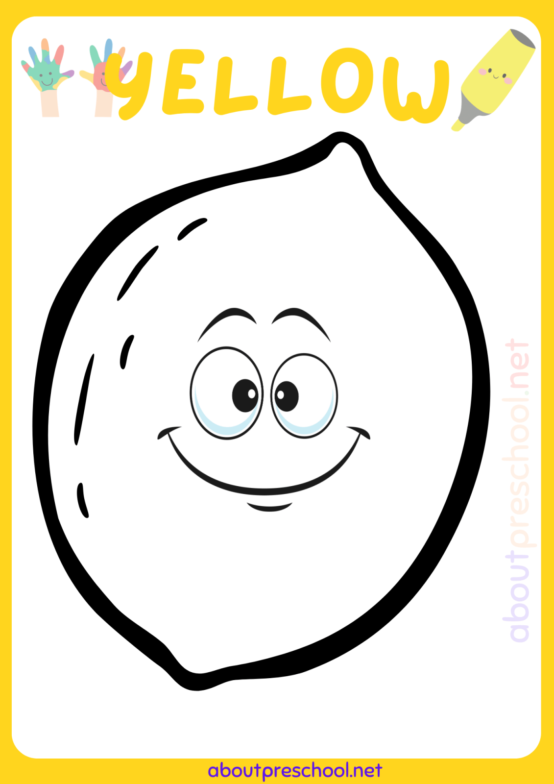 Color Yellow Worksheets For Kindergarten 4 Kindergarten Worksheets 