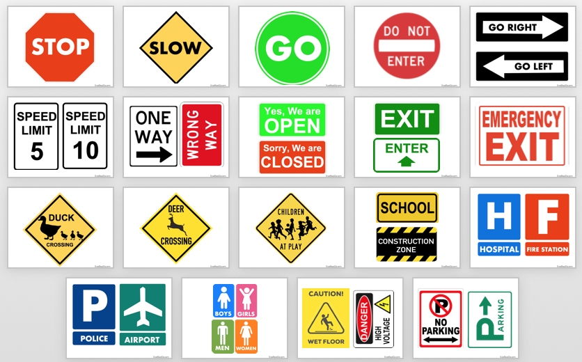 Construction Party DIY Printable Road Signs INSTANT 46 OFF