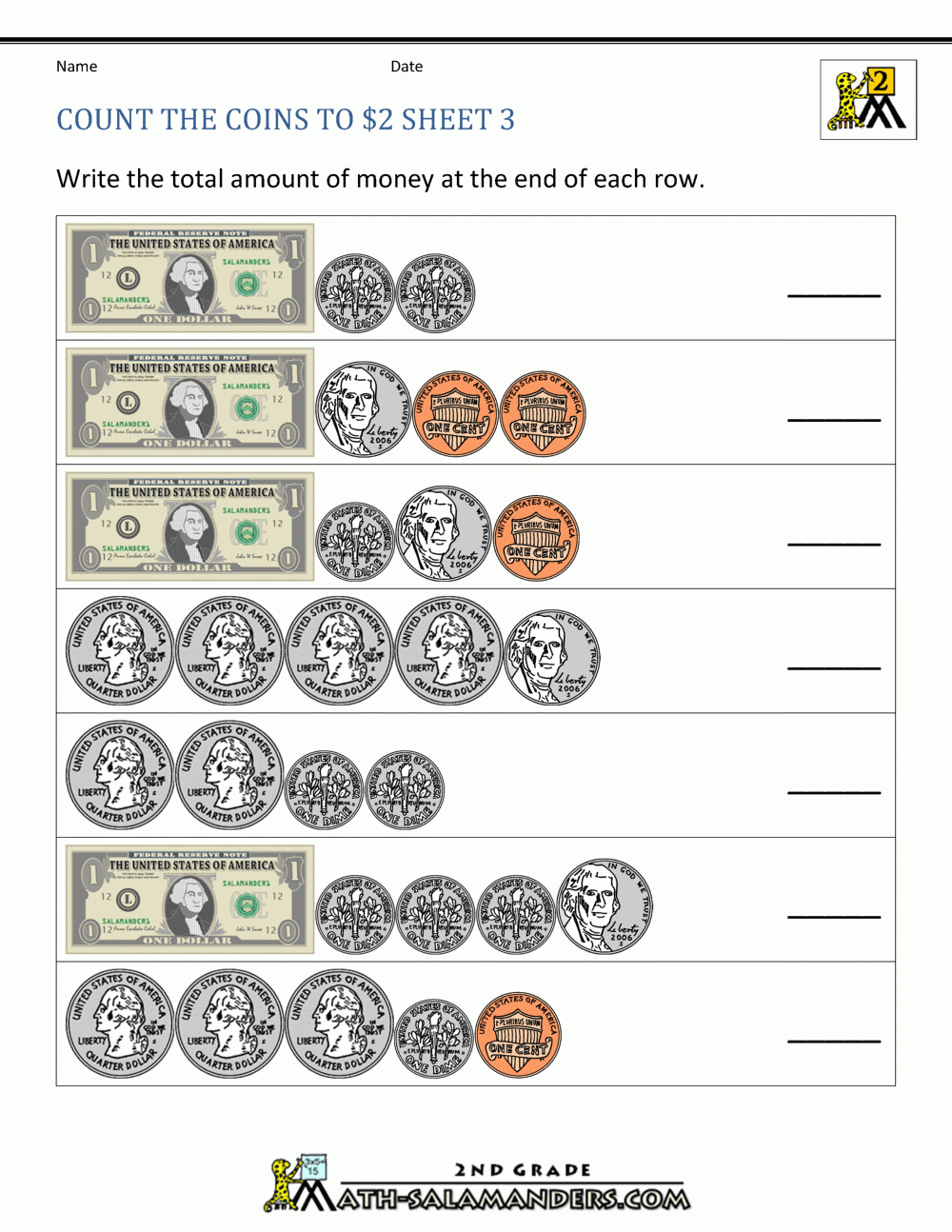 Counting Money Printable Worksheets CountingWorksheets
