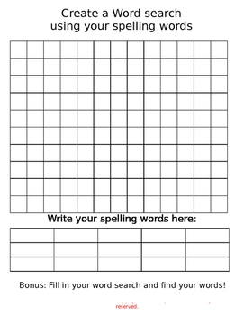 Create Your Own Word Search Free Printable Perfectleqwer