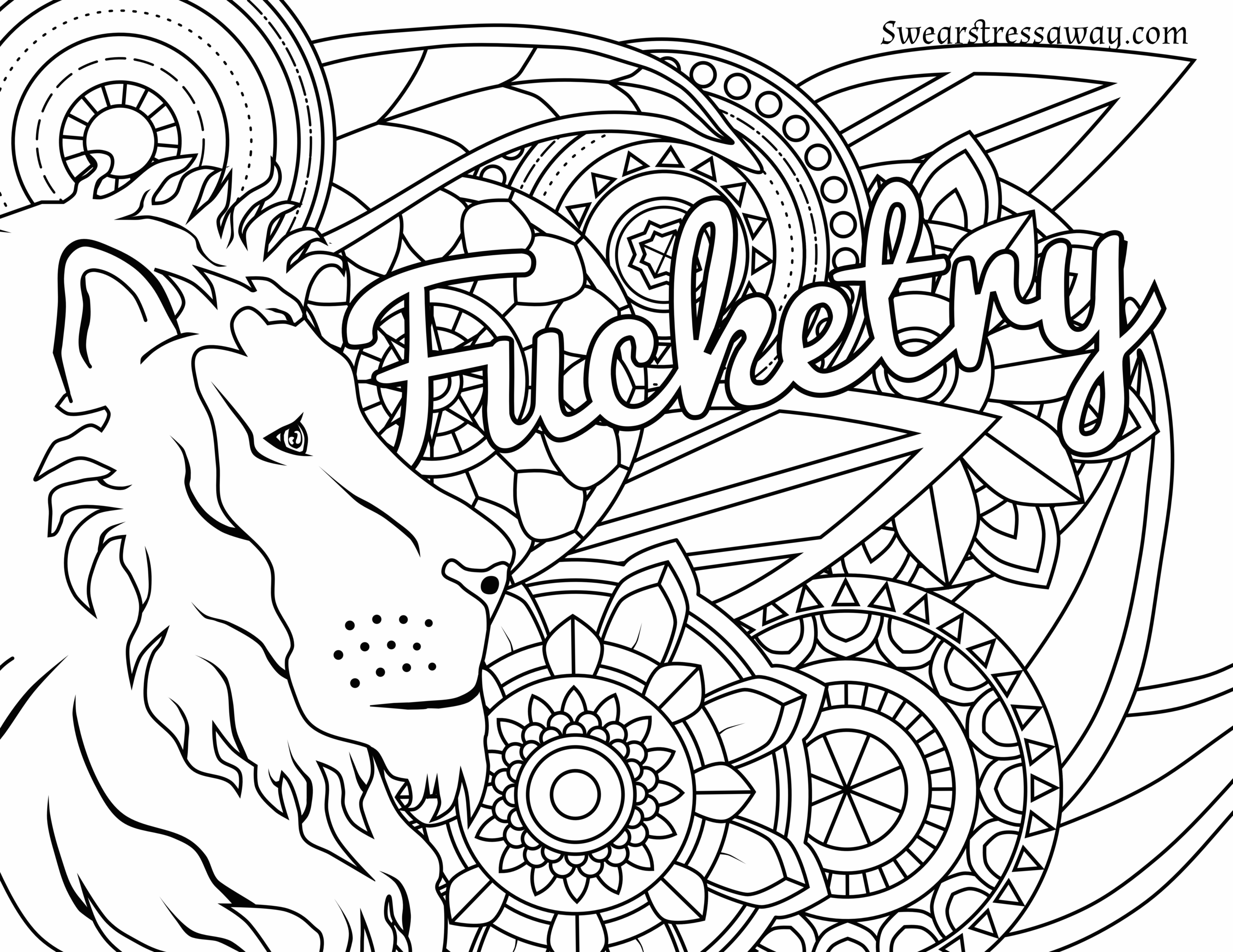 Curse Word Coloring Pages Printable At GetColorings Free 