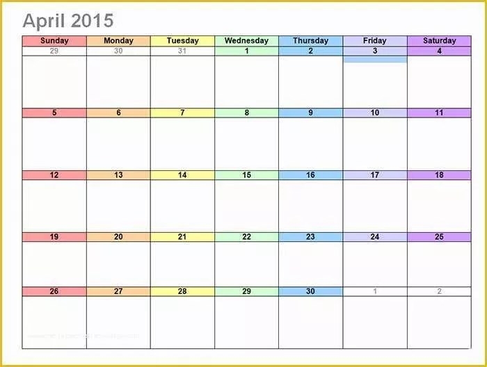 Customizable Printable Calendar