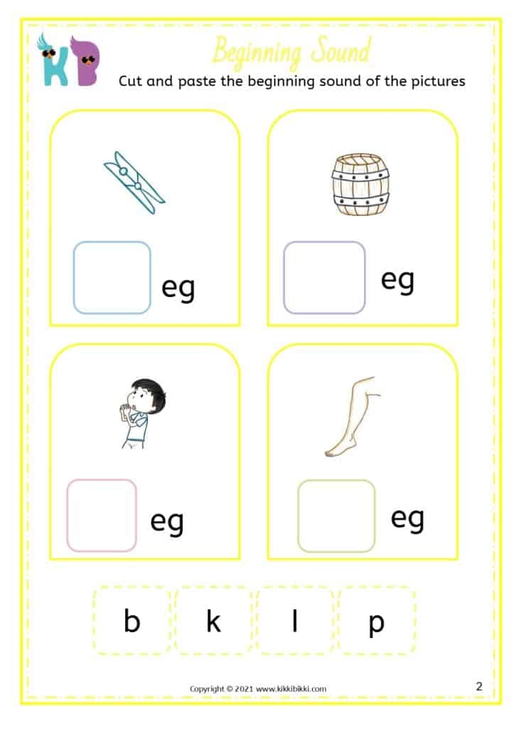 EG Word Family Printables Kindergarten Mom Worksheets Library