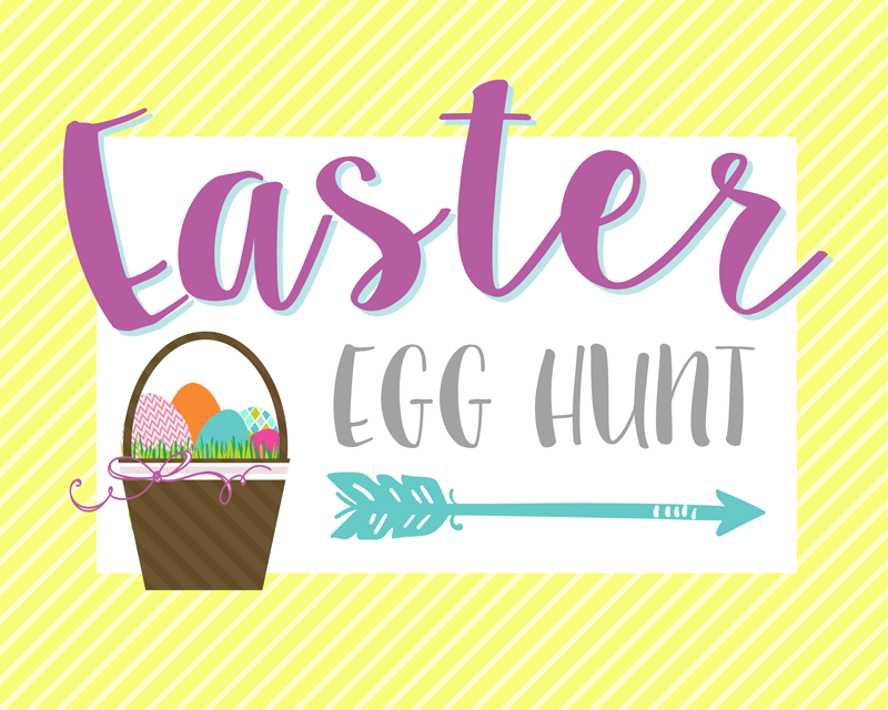 Egg Hunt Printable Signs Lil 39 Luna