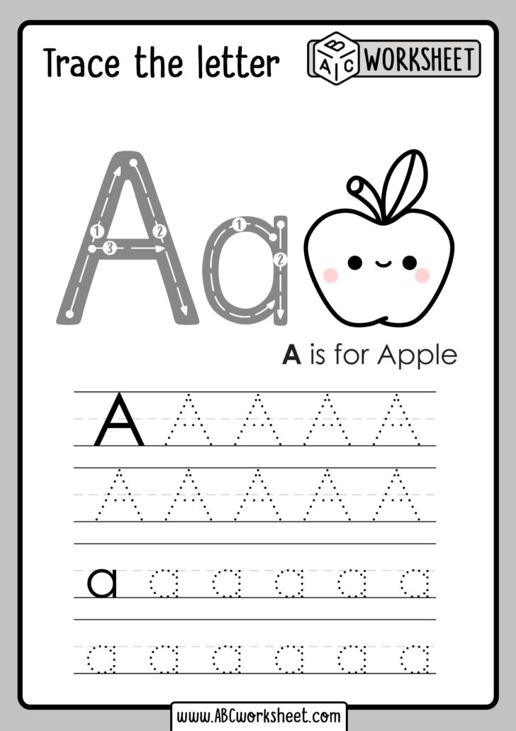 English Alphabet Tracing Sheets Alphabet Tracing Worksheets