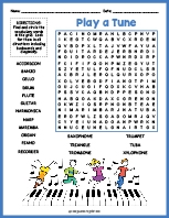 Famous Composers Word Search