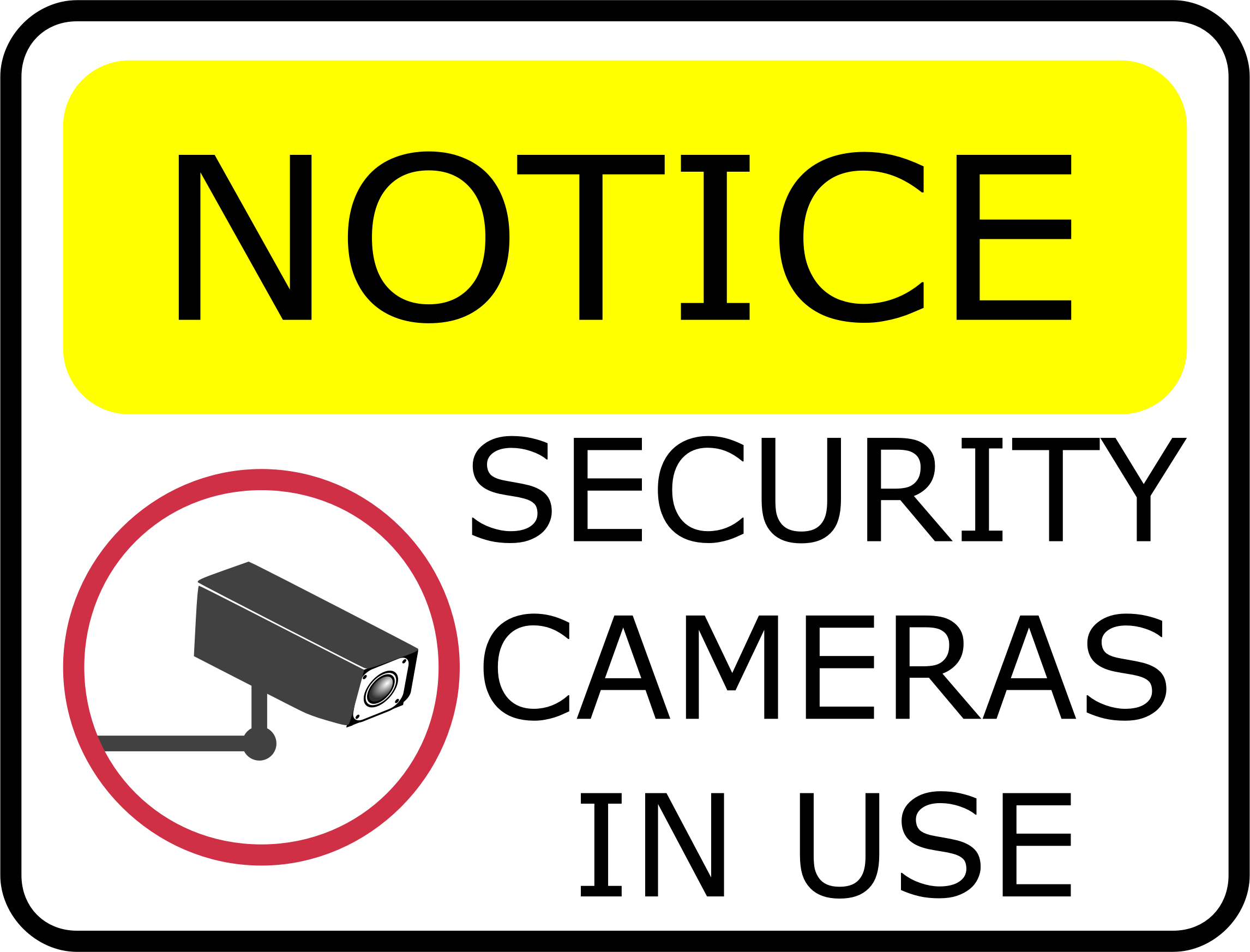 Free Camera Signs Printable Printable Free Templates