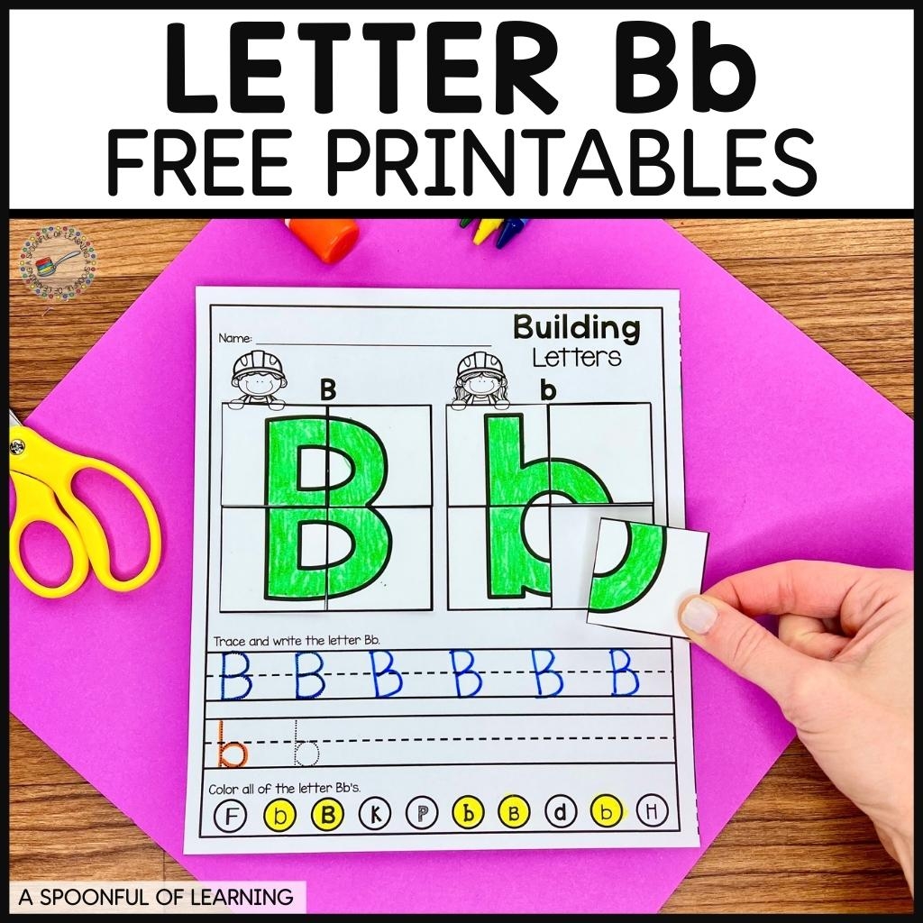 Free Letter B Worksheets For Kindergarten Infoupdate