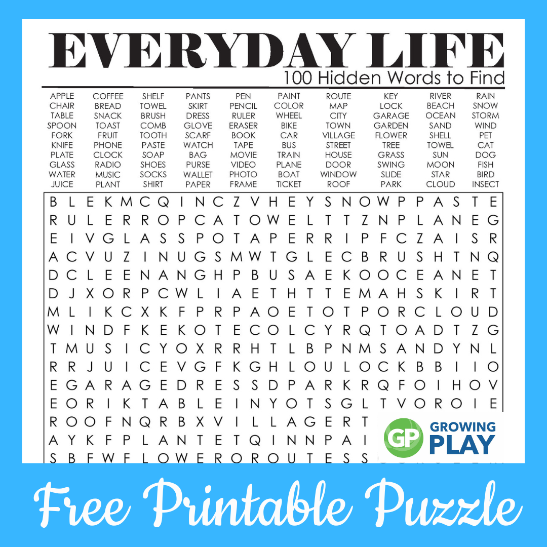 Free Printable 100 Word Word Search Word Search Maker