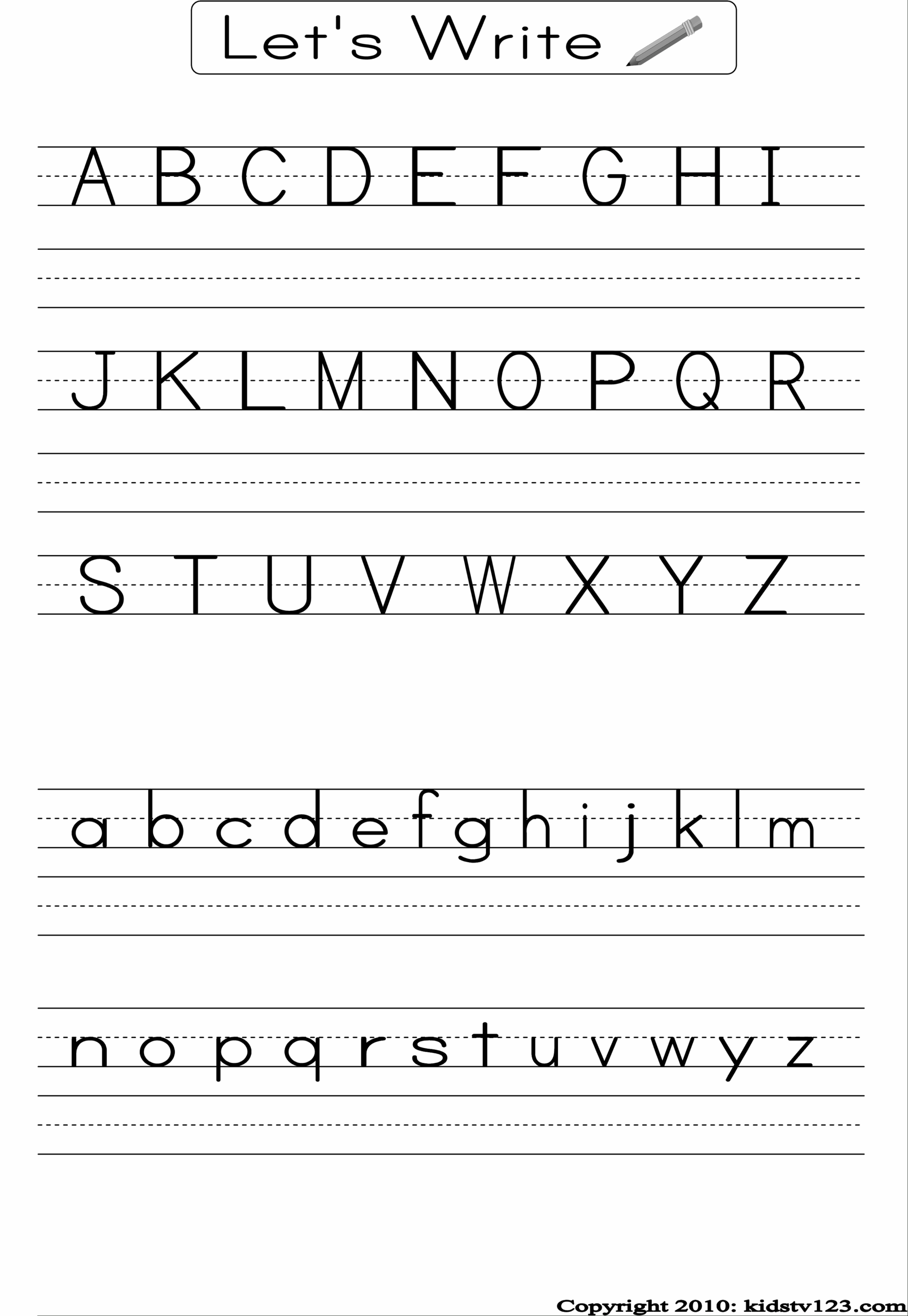 Free Printable Abc Worksheets Free Printable