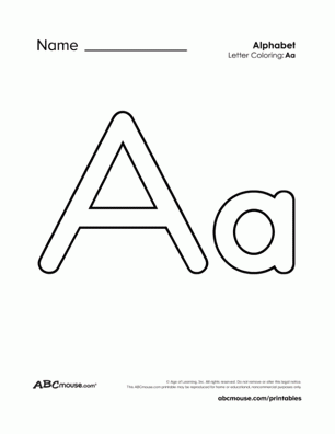 Free Printable Alphabet Letters For Kindergarten Infoupdate