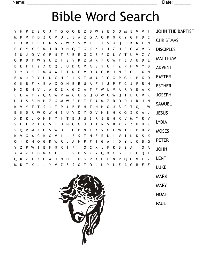 Free Printable Bible Word Games