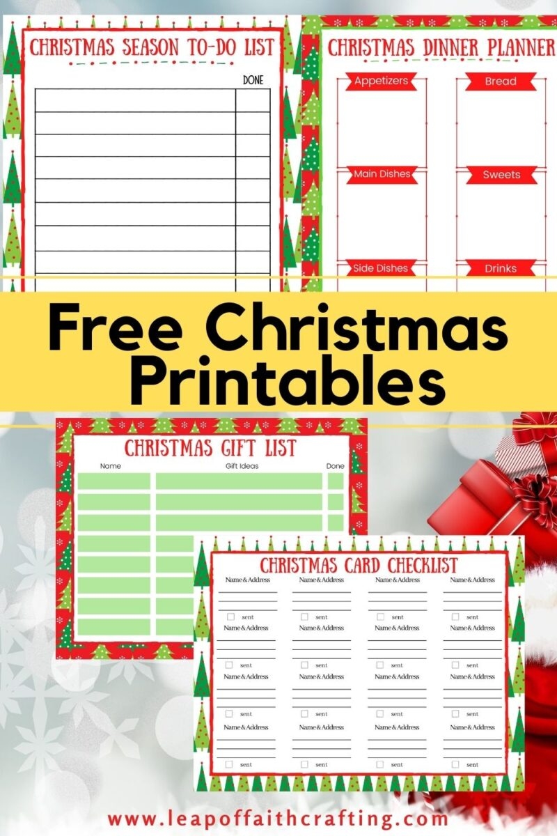 FREE Printable Christmas Planner And Gift List For 2023 Leap Of 