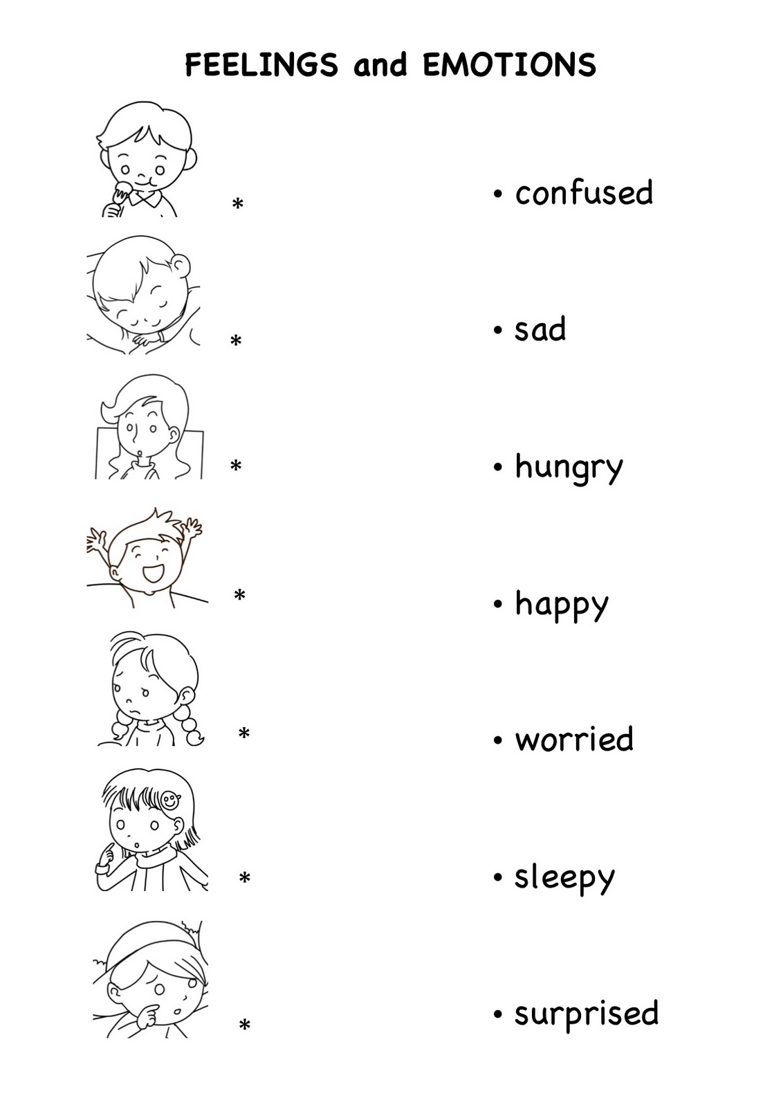 Free Printable Feelings Worksheets Pdf Printable Worksheets