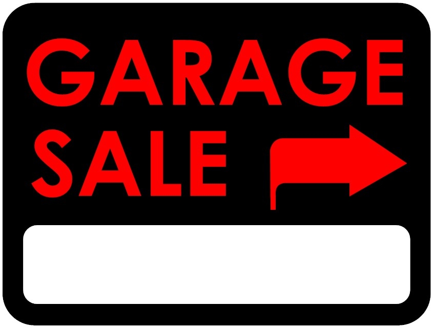 Free Printable Garage Sale Signs ClipArt Best