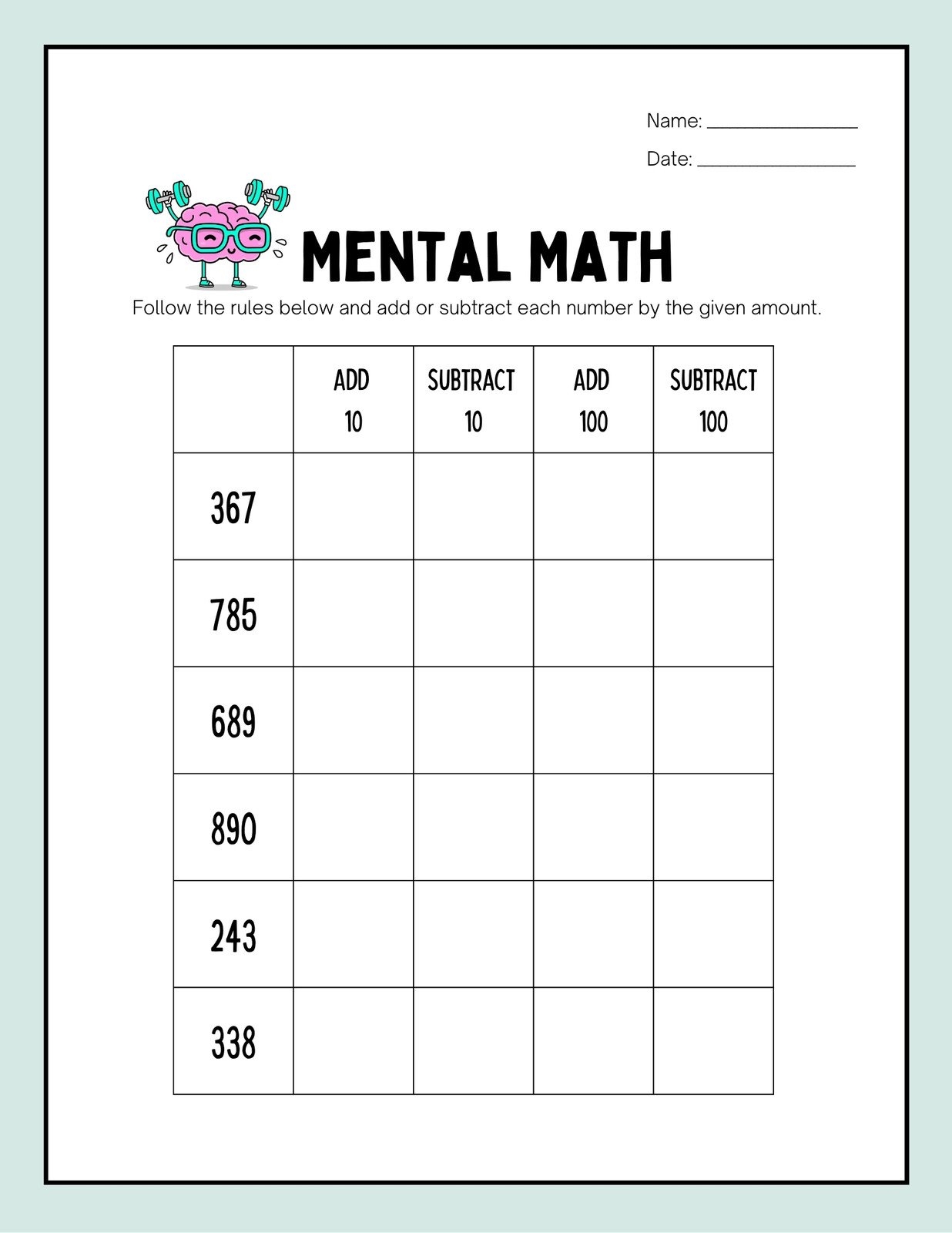 Free Printable Grade 2 Math Worksheets Fun Learning Resources