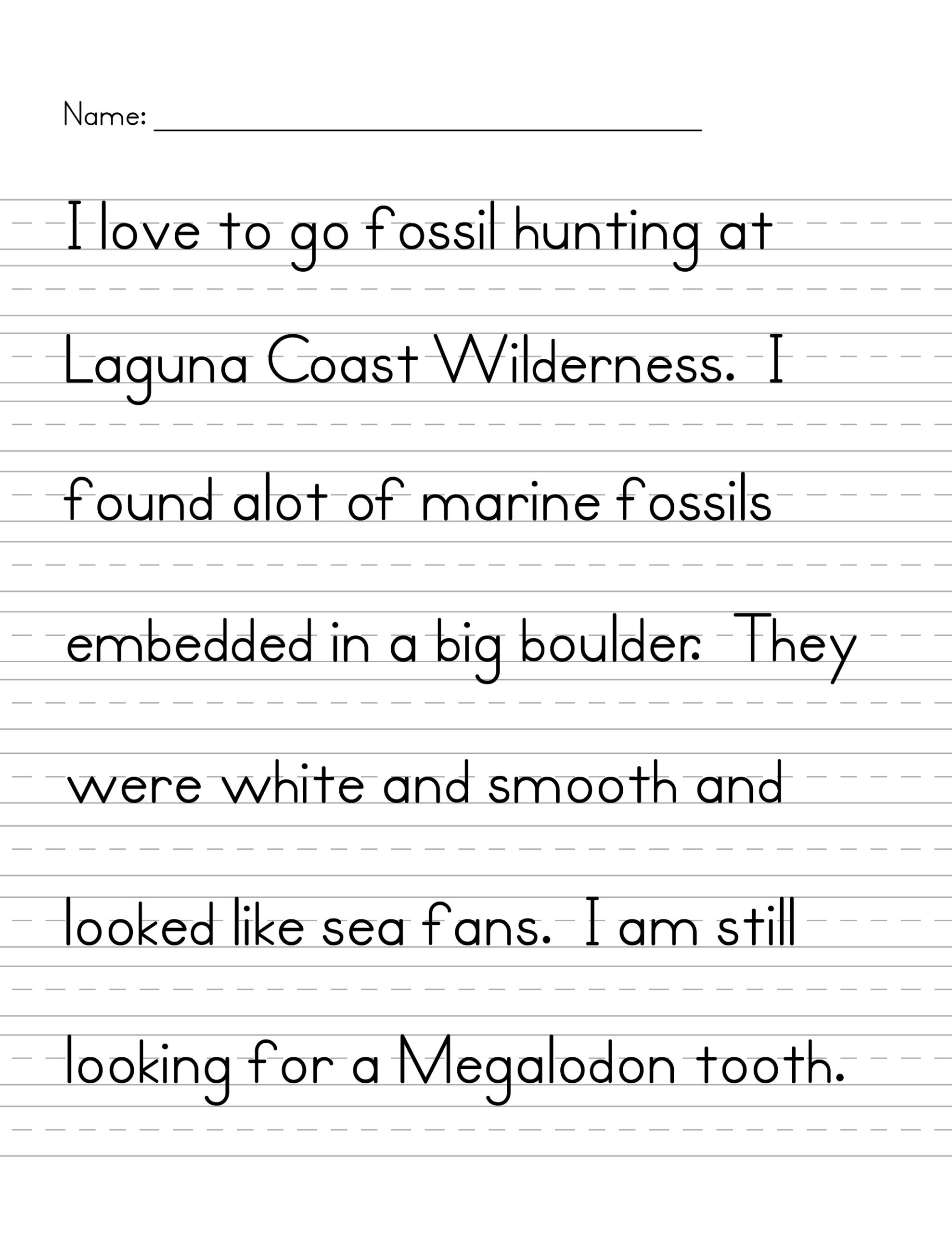 Free Printable Handwriting Worksheets Printable Worksheets