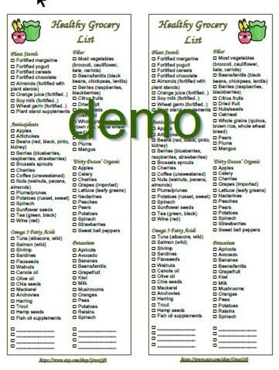Free Printable Healthy Shopping List Download Free Printable Healthy 