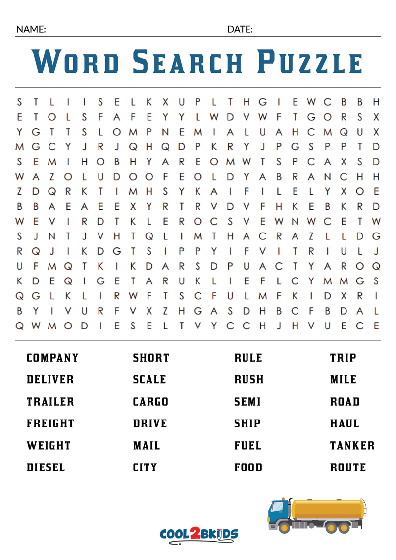 Free Printable Large Word Search Word Search Maker
