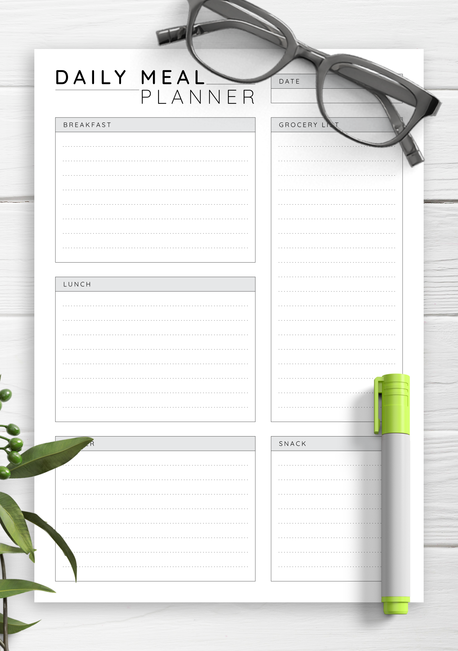 Free Printable Meal Planner Template In 2020 Meal Pla Vrogue co