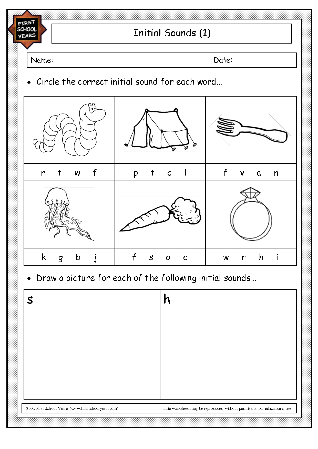 Free Printable Phonics Worksheets Grade 1 Ronald Worksheets
