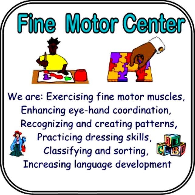 Free Printable Preschool Center Signs With Objectives Printable Templates