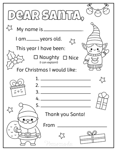 Free Printable Santa List Download Free Printable Santa List Png 