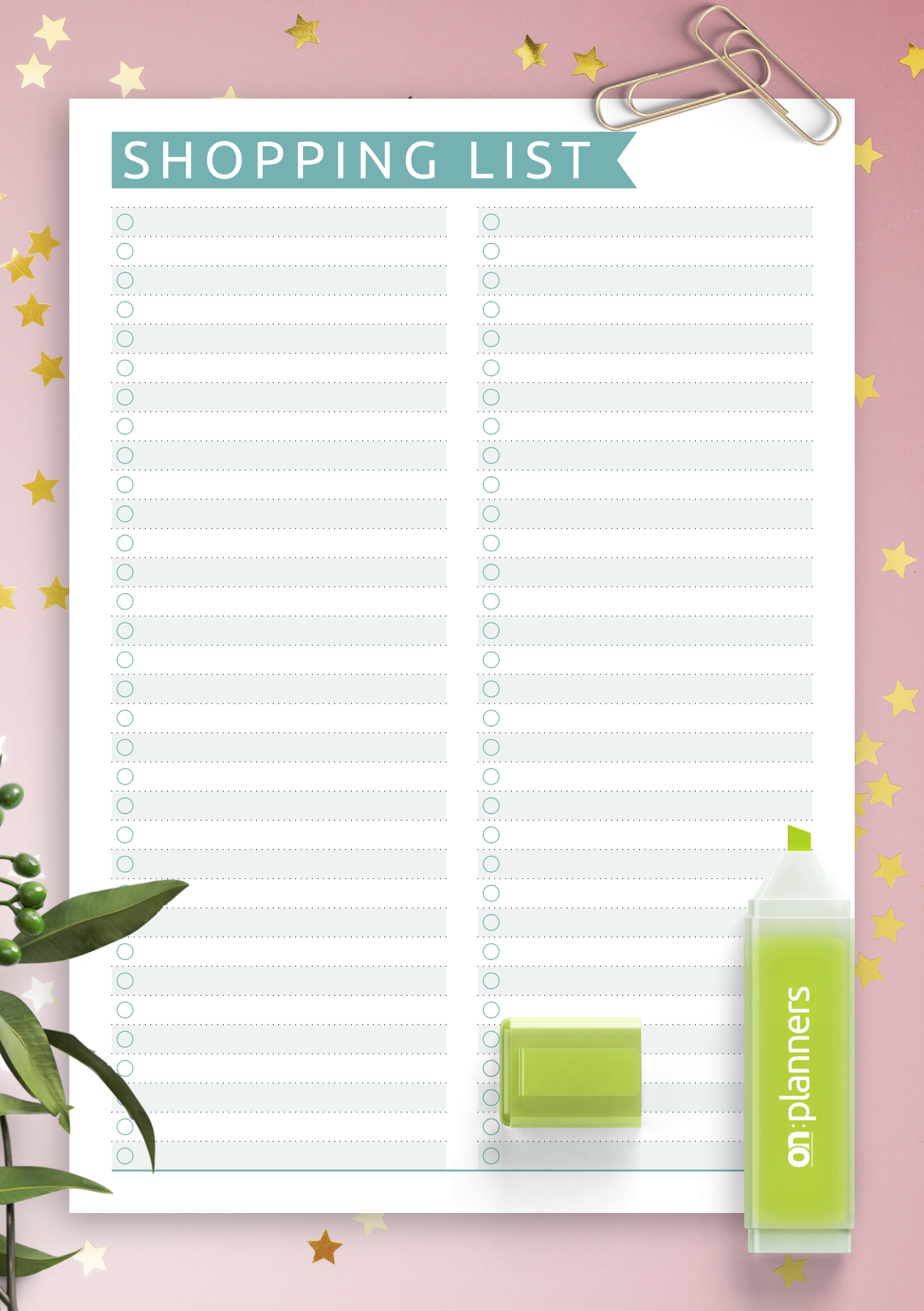 Free Printable Shopping List Free Printable Vrogue