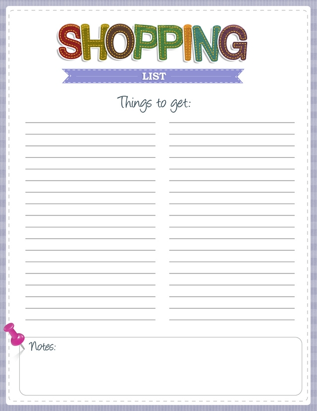 Free Printable Shopping List Printable Shopping List Free Printables 