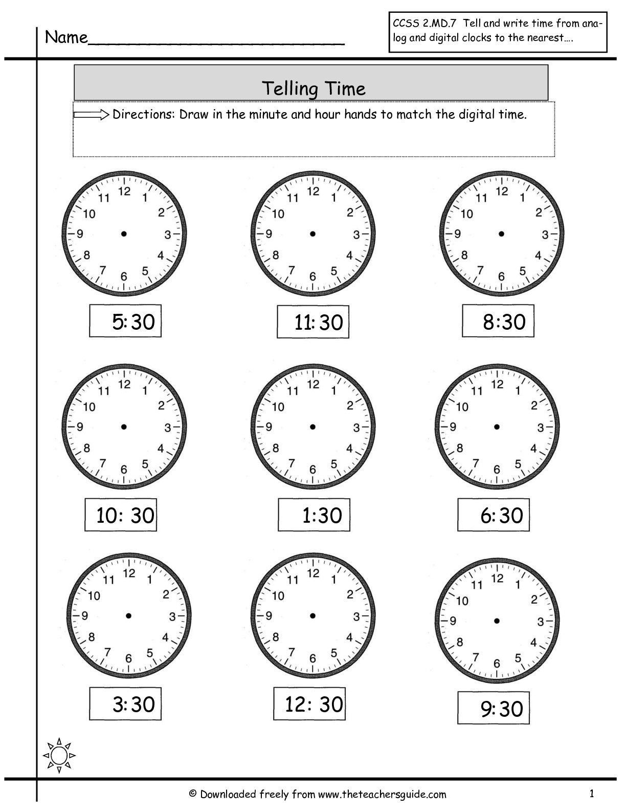 Free Printable Spanish Telling Time Worksheet A Worksheet Blog 