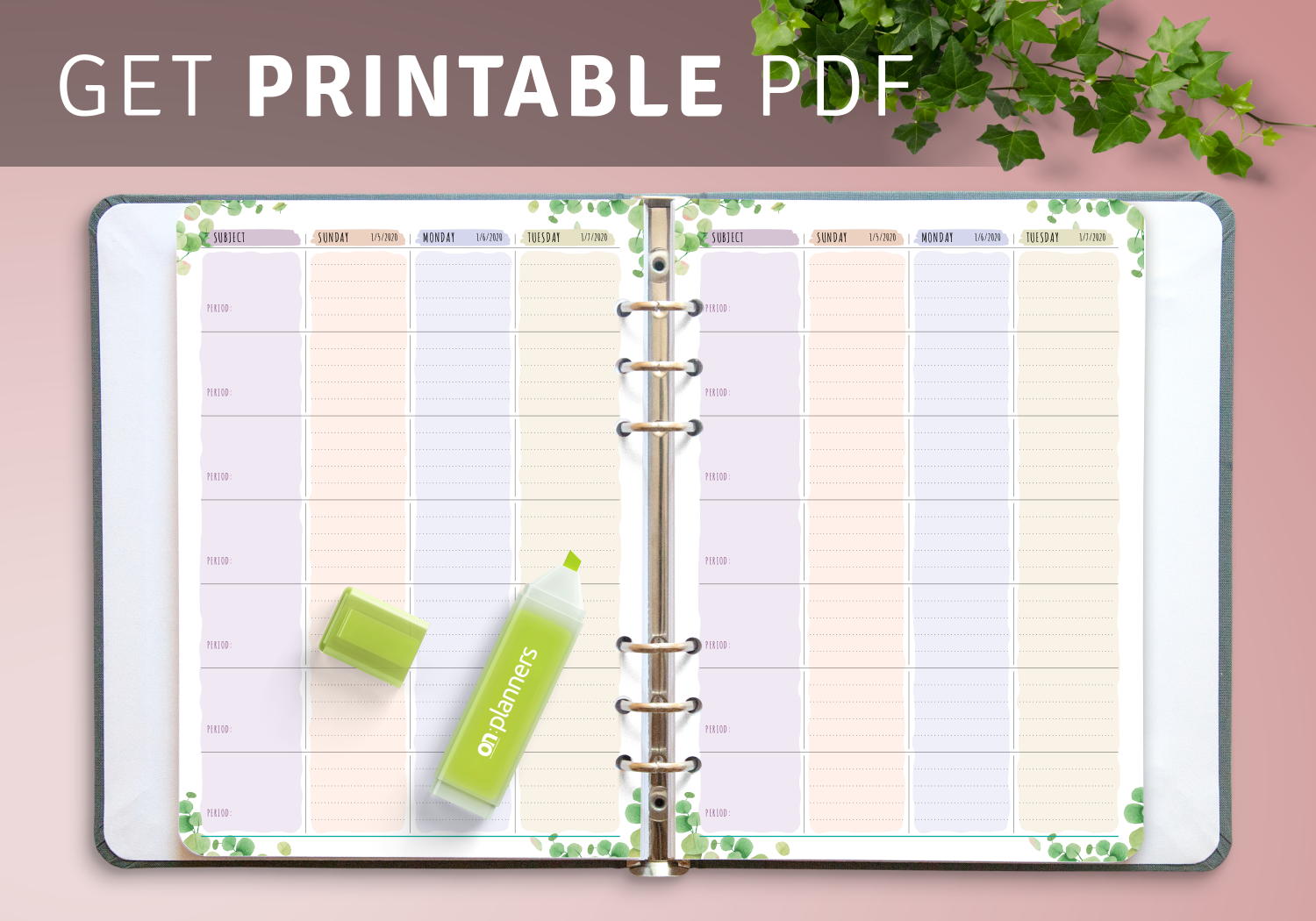 Free Printable Teacher Planner 2025 2025 Riku Vankoning