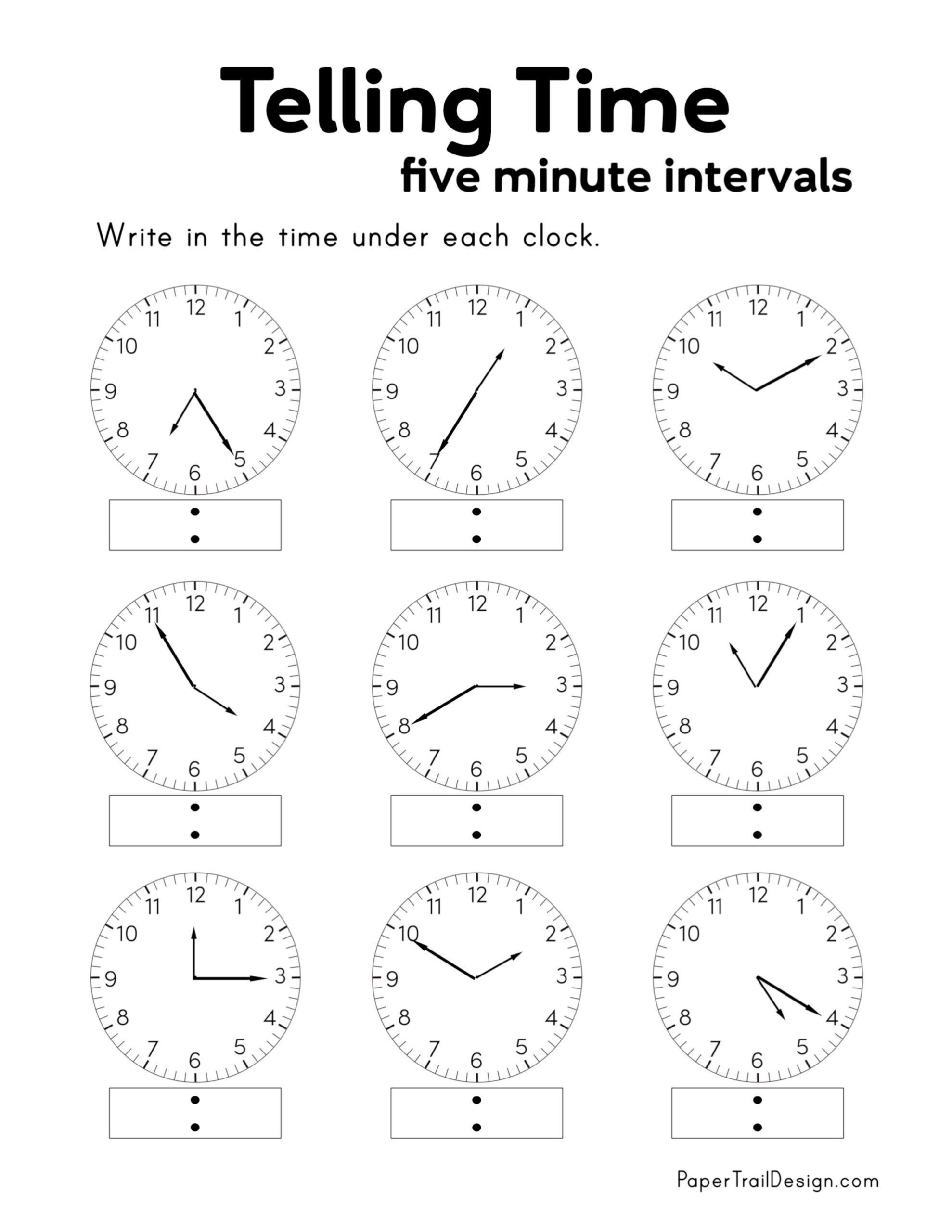 Free Printable Telling Time Worksheets Artofit