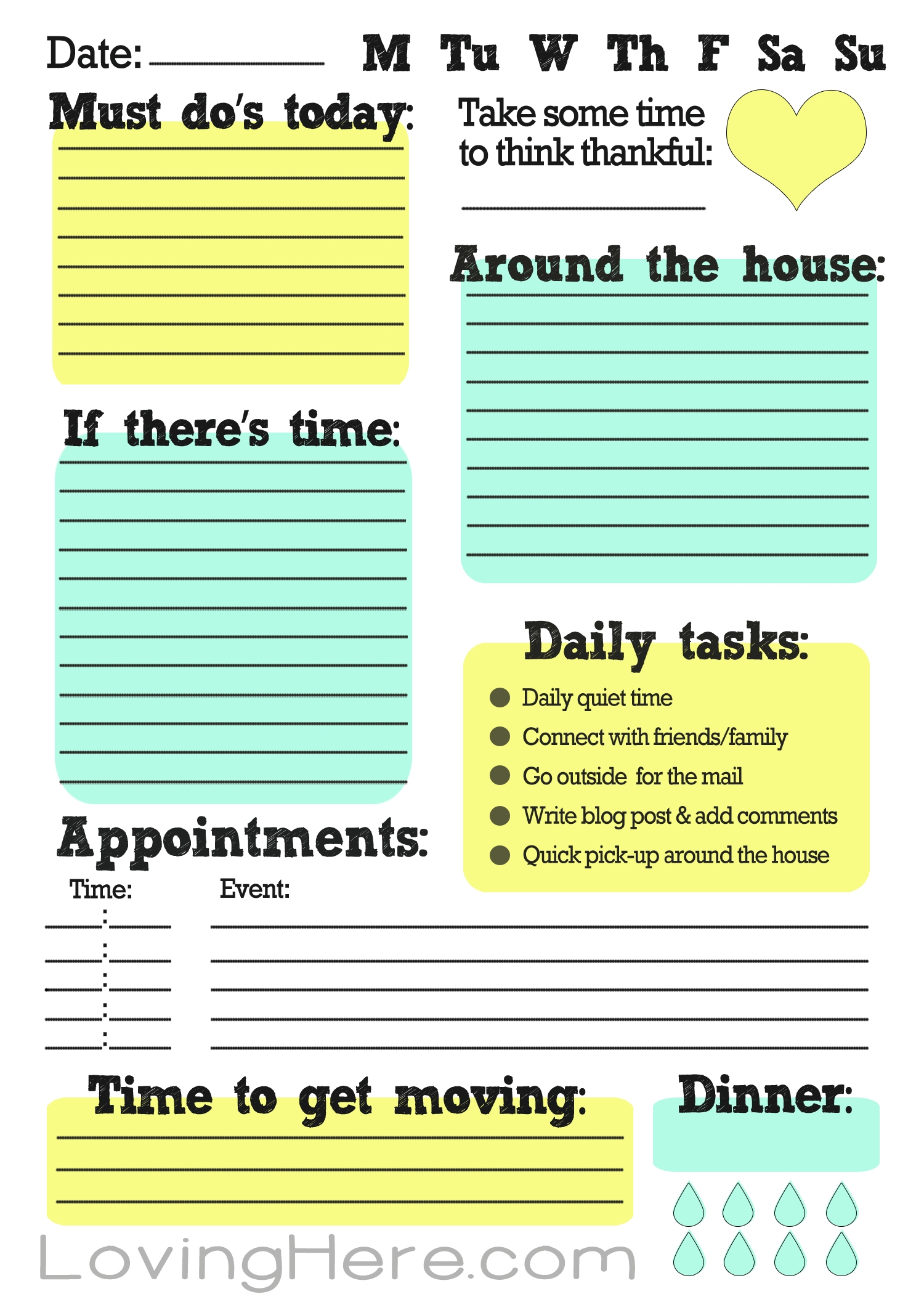 Free Printable To Do Lists To Get Organized Printable Templates