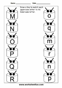 Free Printable Uppercase And Lowercase Letters Tracing Worksheets 