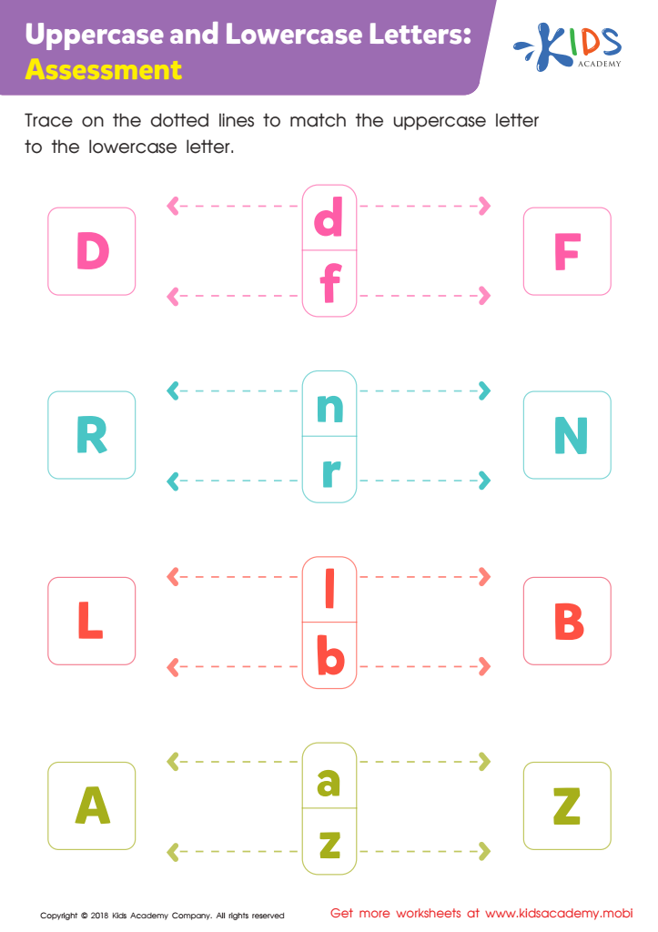 Free Printable Uppercase And Lowercase Letters Worksheets Pdf