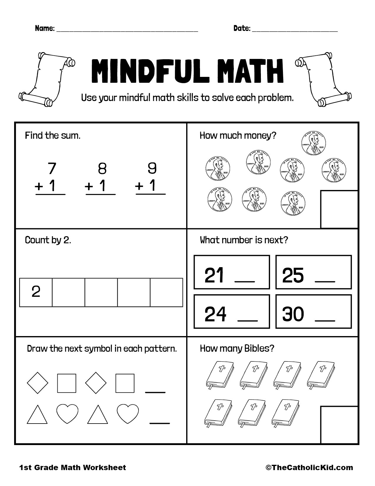 Free Worksheets Printables 1st Grade Printable Worksheets