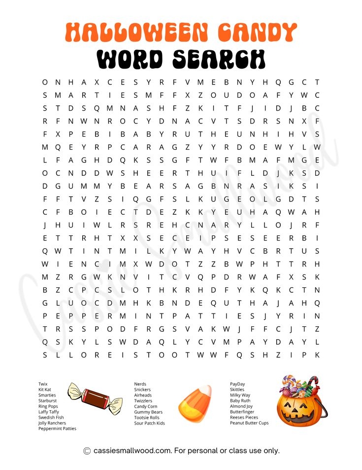 FUN Free Printable Halloween Word Searches Halloween Word Search