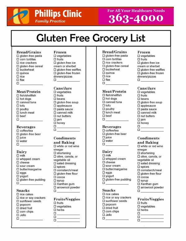 Gluten Free Food List Printable Pdf Printable Templat Vrogue co