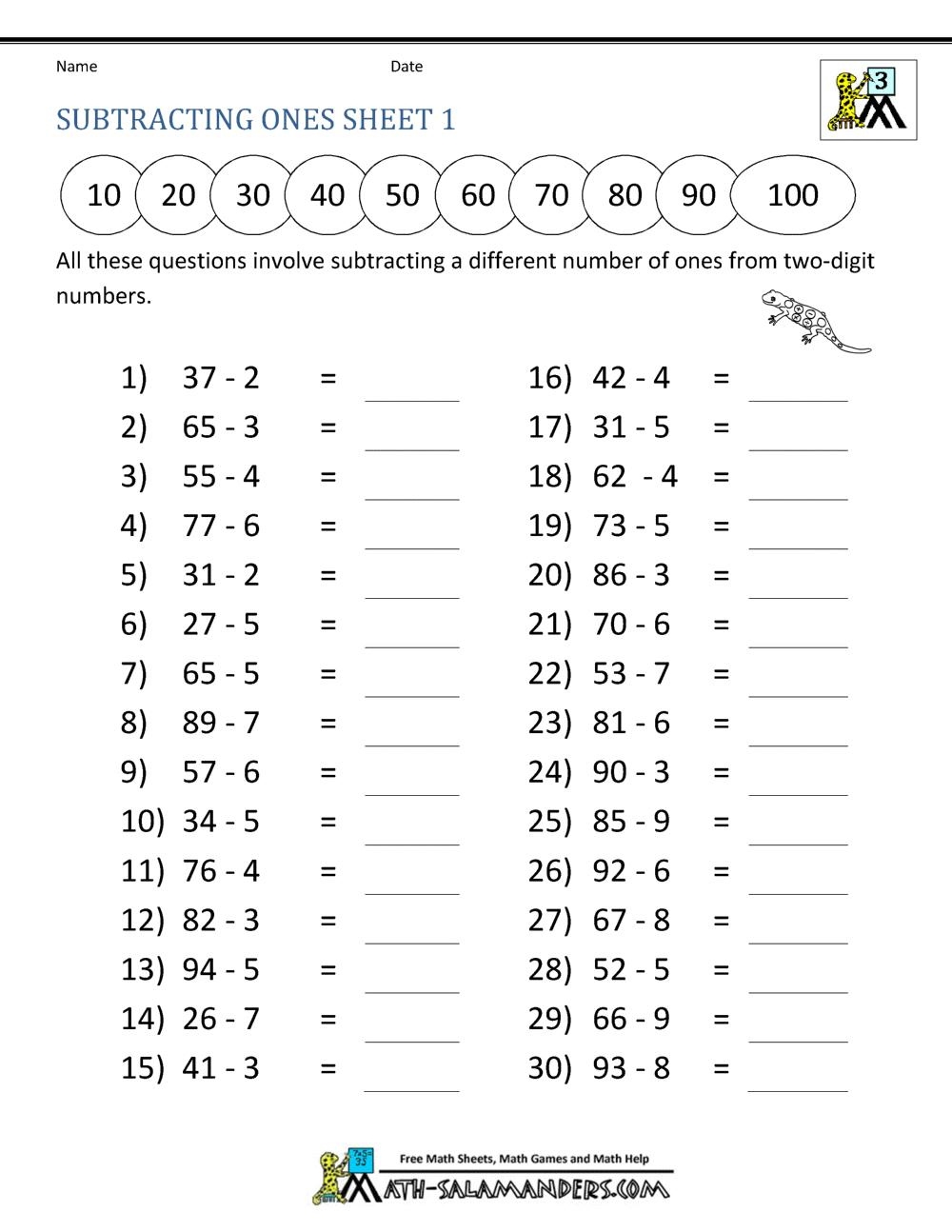 Grade 3 Maths Worksheets Printable Pdf Printable Worksheets