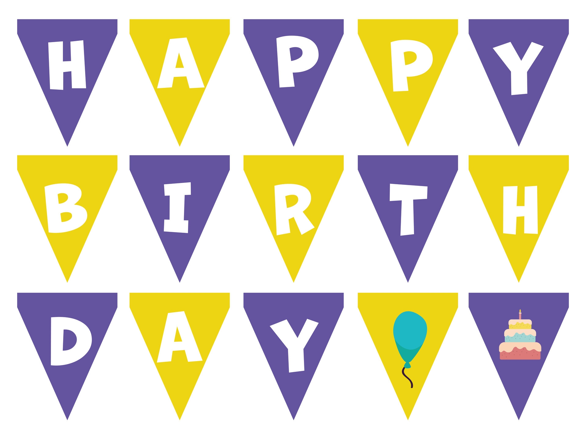 Happy Birthday Sign Printable